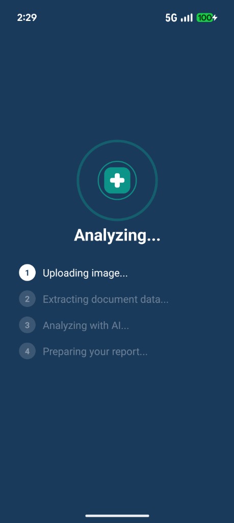 Medical report analysis